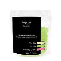KAPOUS Воск полимерный с ароматом Мохито в гранулах / Depilation Flex 500 гр, фото 1