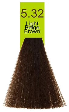 MACADAMIA NATURAL OIL 5.32 краска для волос, светло бежевый каштановый / MACADAMIA COLORS 100 мл, фото 1