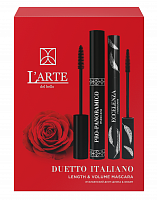 Набор подарочный DUETTO ITALIANO (тушь для ресниц Eccelenza 11 мл, тушь для ресниц Pro-Panoramico 11 мл), LARTE DEL BELLO