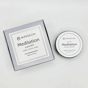 MIPASSIONcorp Духи твердые, шафран, жасмин, амбра / Meditation MiPASSiON 50 мл, фото 2