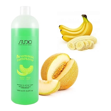 KAPOUS Шампунь для всех типов волос Банан и дыня / Aromatic Symphony 1000 мл