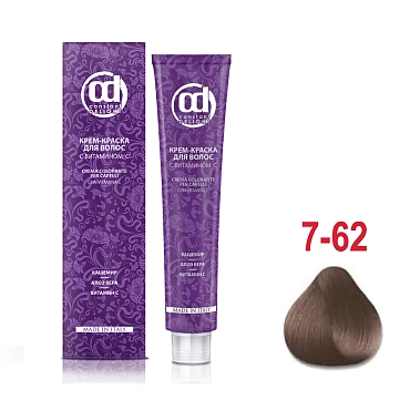 CONSTANT DELIGHT 7/62 краска с витамином С для волос, средне-русый шоколадно-пепельный 100 мл