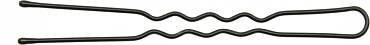 DEWAL BEAUTY Шпильки черные, волна 60 мм, 24 шт/уп