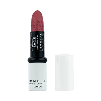 LAYLA COSMETICS Помада блестящая для губ, №6 / IMMORAL SHINE LIPSTICK ONE WISH PHI BEACH 4 гр, фото 2