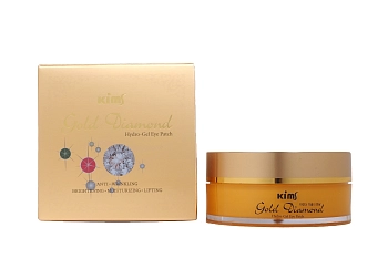 Патчи гидрогелевые Золотой Алмаз / Gold Diamond Hydro-Gel Eye Patch 60 шт, KIMS