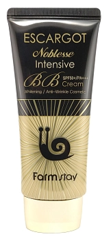 BB-крем антивозрастной с муцином королевской улитки для лица SPF 50+ PA+++ / ESCARGOT NOBLESSE 50 г, FARMSTAY