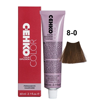 C:EHKO 8/0 крем-краска для волос, светлый блондин / Color Explosion Hellblond 60 мл, фото 2