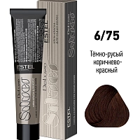 ESTEL PROFESSIONAL 6/75 краска для волос, темно-русый коричнево-красный / DE LUXE SILVER 60 мл, фото 2