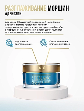STEBLANC Крем для лица Глубокое увлажнение / Aqua Deep Moist Cream 50 мл