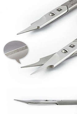 METZGER Ножницы для ногтей NS-795-M (CVD), изогнутые с насечкой