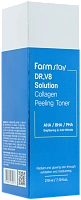 FARMSTAY Тонер обновляющий укрепляющий с коллагеном и AHA/BHA/PHA кислотами / DR.V8 SOLUTION HYALURONIC 210 мл, фото 4
