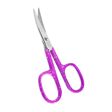 SILVER STAR Ножницы для ногтей, изогнутые лезвия, розовое покрытие