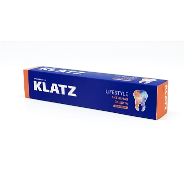 KLATZ Паста зубная без фтора Активная защита / LIFESTYLE 75 мл