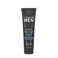 Шампунь освежающий для волос и тела, для мужчин / Shampoo Hair & Body Refreshening PREMIER FOR MEN 250 мл, OLLIN PROFESSIONAL