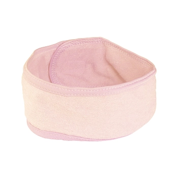 Повязка для волос на липучке, розовая L