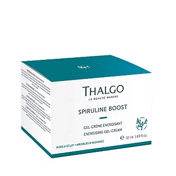 THALGO Гель-крем энергизирующий для сияния и коррекции морщин / SPIRULINE BOOST 50 мл, фото 2