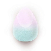 SOLOMEYA Спонж косметический для макияжа меняющий цвет, голубой-розовый / Color Changing blending sponge Blue-pink, фото 5