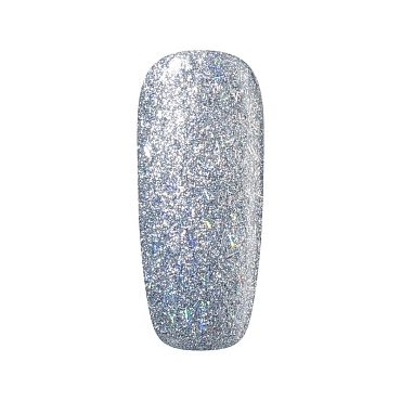 SOPHIN 0374 лак для ногтей, серебристый металлик / Luxury&Style Glamour 12 мл