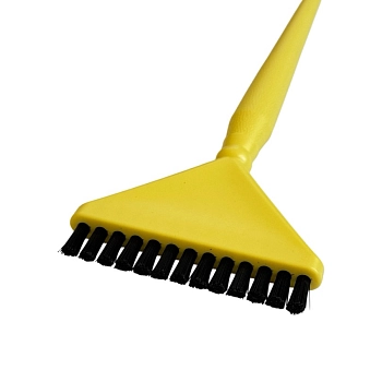 IWOU PROFESSIONAL Кисть для окрашивания волос, желтая, с короткой щетиной 60мм, фото 2