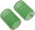 Бигуди-липучки зеленые, d 48x63 мм 10 шт
