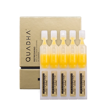 QUADHA Сыворотка освежающая с маслами для восстановления кожи / Refreshing Multi-Recovery Soothing Oil Essence 30*1 мл, фото 3