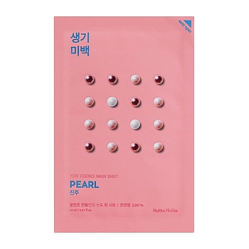 Маска тканевая осветляющая Пьюр Эссенс, жемчуг / Pure Essence Mask Sheet Pearl 20 мл