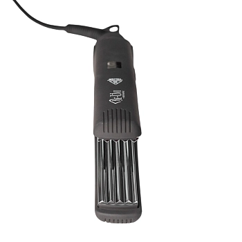 BE-UNI PROFESSIONAL Утюжок-гофре для укладки волос Titan Pro с зеркальным титановым покрытием, фото 4