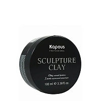 Глина нормальной фиксации для укладки волос / Sculpture Clay 100 мл, KAPOUS