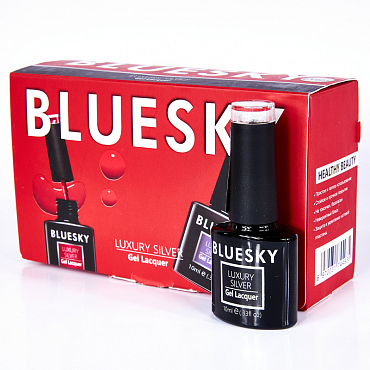 BLUESKY LV747 гель-лак для ногтей / Luxury Silver 10 мл