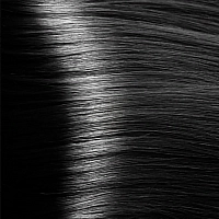 KAPOUS 1.0 крем-краска для волос с гиалуроновой кислотой, черный / HY 100 мл, фото 1