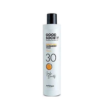 Гель солнцезащитный очищающий для волос и тела / 30 Hair & Body Wash 300 мл