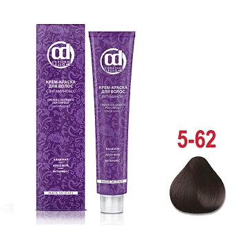 CONSTANT DELIGHT 5/62 краска с витамином С для волос, светло-коричневый шоколадно-пепельный 100 мл, фото 2