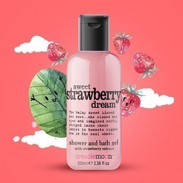 TREACLEMOON Гель для душа Спелая клубника / Sweet Strawberry dream bath & shower gel 100 мл