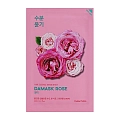 Маска тканевая увлажняющая Пьюр Эссенс, дамасская роза / Pure Essence Mask Sheet Damask Rose 20 мл