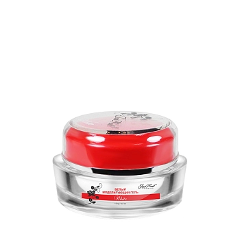 JESSNAIL Гель однофазный, прозрачная банка / White 15 гр, фото 1