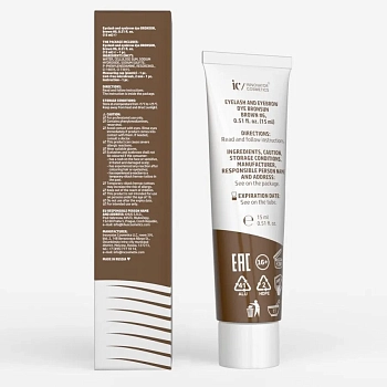 BRONSUN Краска для ресниц и бровей, коричневый / BRONSUN #6 15 мл, фото 5