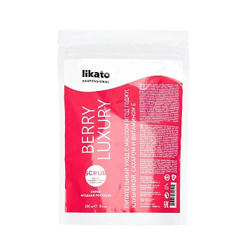 Скраб омолаживающий для тела Ягодная роскошь / Likato professional (organic) 250 мл