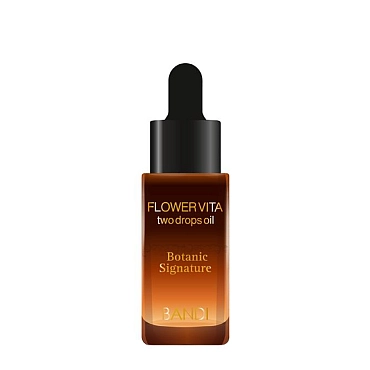 BANDI Масло двухфазное для кутикулы, травяное / FLOWER VITA TWO DROPS OIL BOTANIC SIGNATURE 20 мл, фото 1