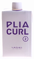 LEBEL Лосьон для химической завивки волос средней жесткости шаг 2 / PLIA CURL 2 400 мл / проф, фото 1