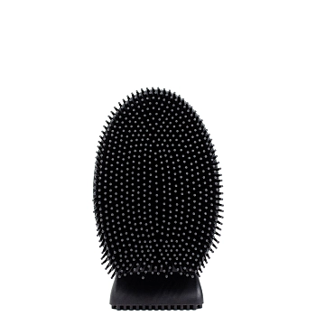 DOUBLE DARE OMG! Щетка массажная силиконовая, черная / I.M. BUDDY, фото 3