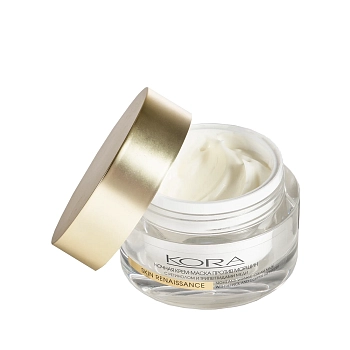 KORA Крем-маска ночная против морщин с ретинолом и трипептидами меди / SKIN RENAISSANCE 50 мл, фото 4