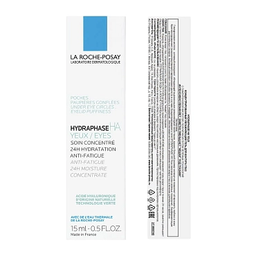 LA ROCHE-POSAY Крем-гель увлажняющий для контура глаз / HYDRAPHASE Intense 15 мл