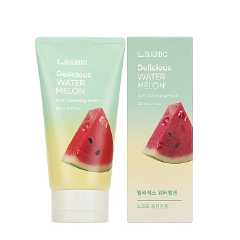 L.SANIC Пенка для умывания очищающая с экстрактом арбуза / L.Sanic 150 мл, фото 2