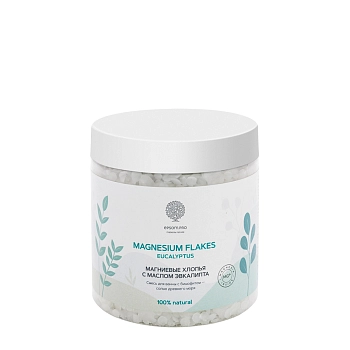 EPSOM.PRO Хлопья магниевые для ванны / Magnesium Flakes Eucalyptus 400 гр, фото 1