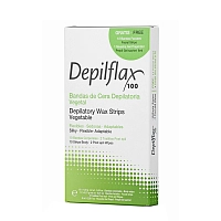 Комплект полосок с воском для депиляции, DEPILFLAX 100