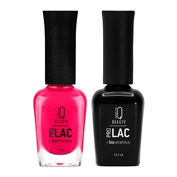 IQ BEAUTY 074 лак профессиональный укрепляющий для ногтей с биокерамикой / Nail polish PROLAC+bioceramics 12,5 мл, фото 2