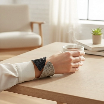 IWOU PROFESSIONAL Браслет Звуки моря черно-серый, фото 4