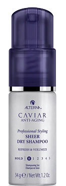 ALTERNA Шампунь сухой с антивозрастным уходом для волос / Caviar Anti-Aging Professional Styling Sheer Dry Shampoo 34 г