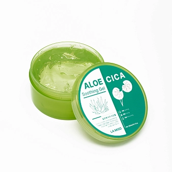 LA MISO Гель смягчающий универсальный с алоэ и центеллой азиатской / LA MISO 300 мл, фото 2