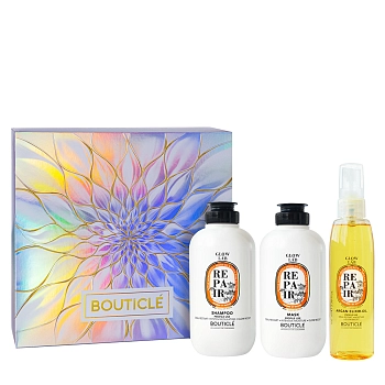 Набор Интенсивное питание и восстановление (шампунь 250 мл +маска 250 мл + эликсир 100 мл) GLOW LAB REPAIR